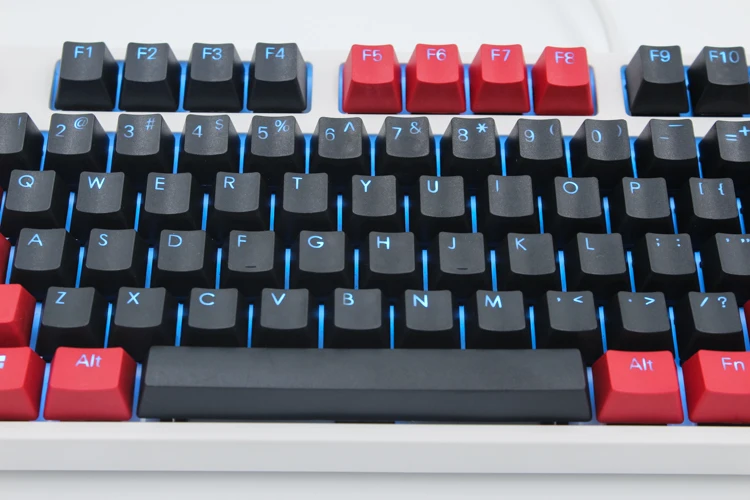 MP 104 PBT красная и черная клавиатура с двойной подсветкой Cherry MX Переключатель для NOPPOO/Ducky/filco проводная USB механическая клавиатура Keycap