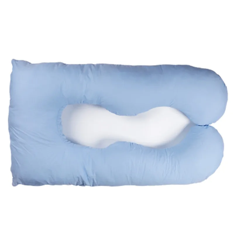 1 шт. Мода 70x120 см U-форму держать пресса талии подушки для беременных женщин сбоку подушку для беременных женщины поставляет - Цвет: Light Blue
