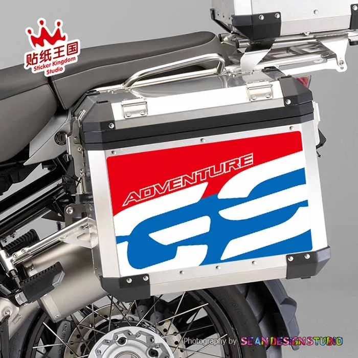 

For BMW Motorrad F750GS F800GS F850GS R1150GS R1200GS R1250GS ADV Motorcycle Side Case Set Decal Sticker Waterproof M 22
