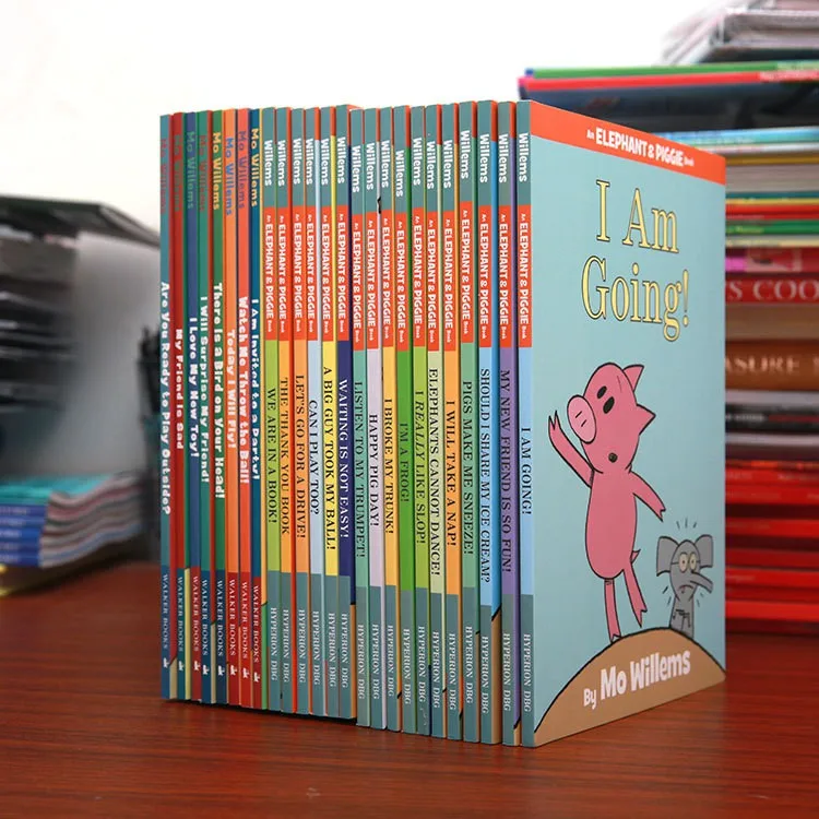 Educativos para as Crianças as Crianças Livros Definir Elefante & Piggie Livro Brinquedos Aprendem Inglês Imagem História Extracurriculares 25 - um 2 Crianças Aprendem Inglês Imagem História Livros Extracurriculares livro