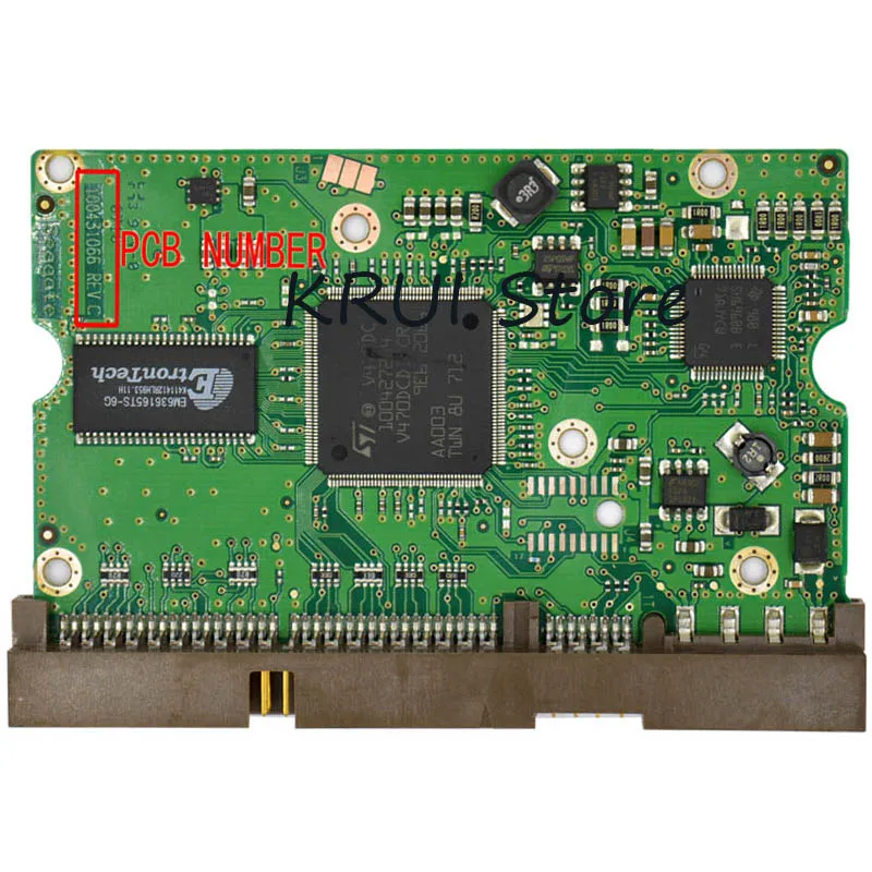Бесплатная доставка HDD PCB Логическая плата/номер платы: 100431066 REV C | Электроника