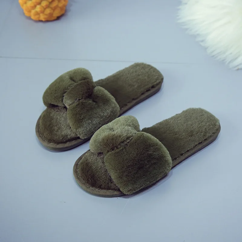 Женские домашние тапочки на плоской подошве Taomengsi lippers сезон весна осень зима