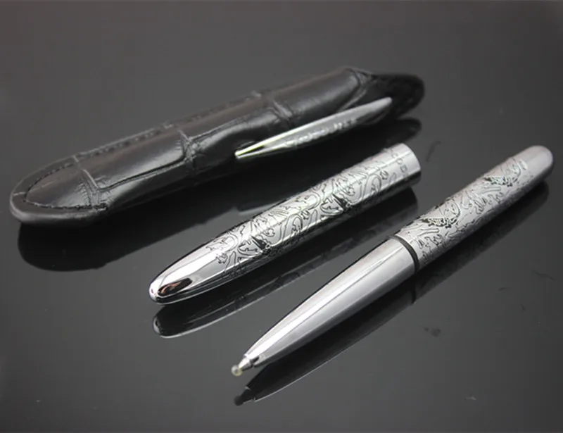 

6 colors Mini Crocodile 9cm cute ballpoint pen with unique design Business Office Supplies brand writing pocket pen + pen case