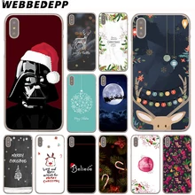 

WEBBEDEPP Merry Christmas Time Case for Apple iPhone 4 4S 5C 5S SE 6 6S 7 8 Plus 10 X Xr Xs Max 6Plus 7Plus 8Plus