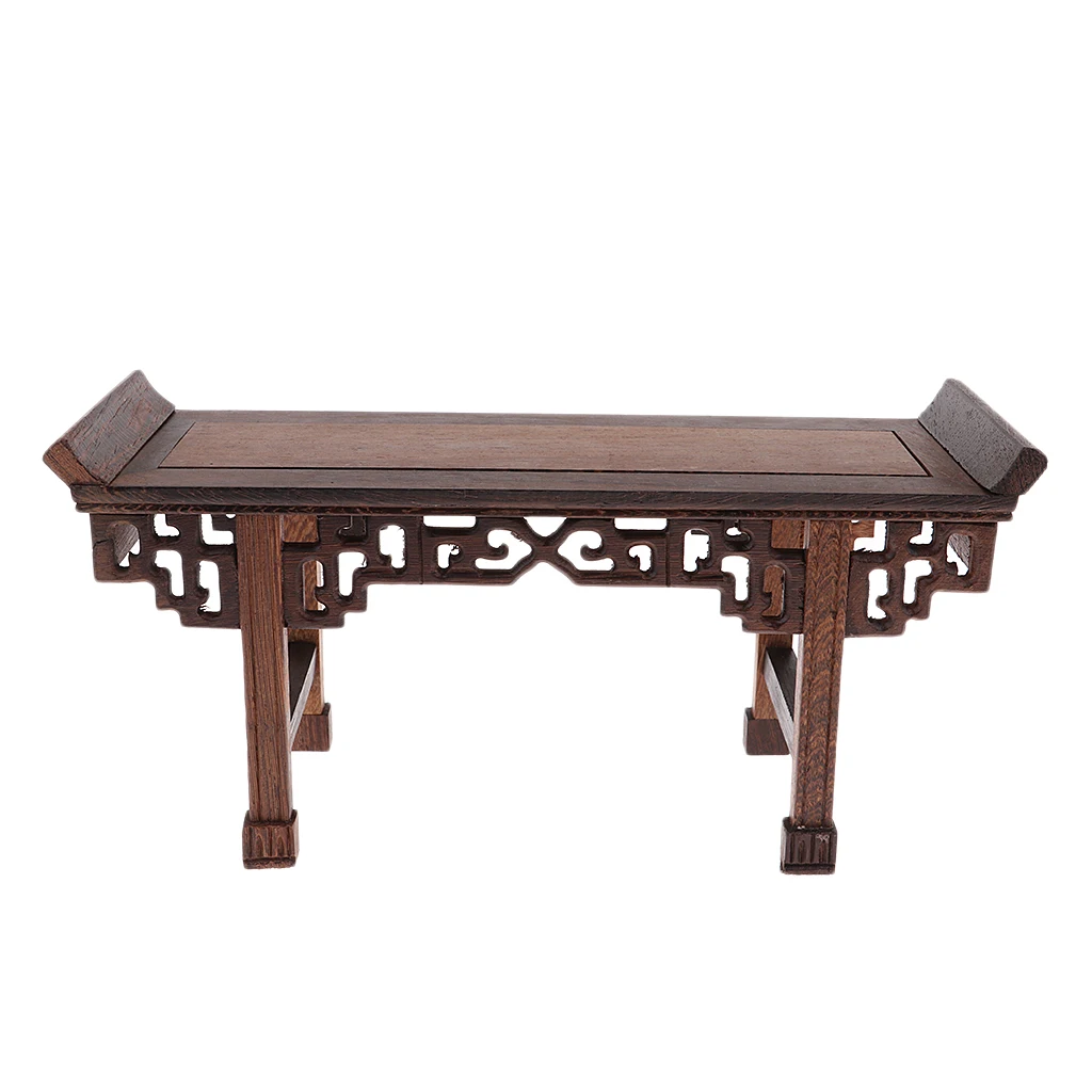 1:6 Vintage Design Chinese Lute Table Furniture for Dolls House Room or Garden Decoration