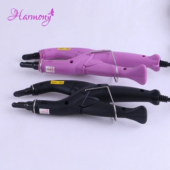 

2pcs Loof Hair Extension Fusion Iron Temperature Control Melting hair extension connector heat iron with free gift kit