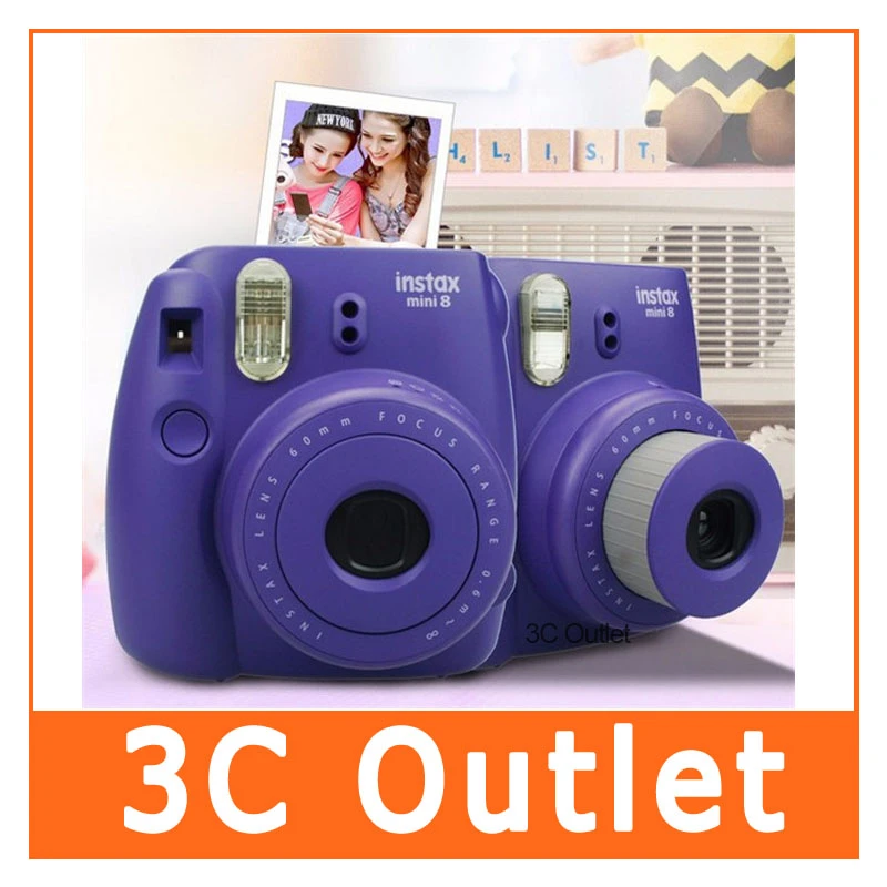 Afzonderlijk Rechthoek Versterken Fujifilm Instax Mini 8 Camera, Instant Film Camera (Paars)|film camera|mini  8 camerainstax mini 8 camera - AliExpress