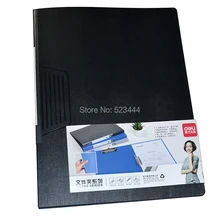 Новое поступление правой руки Deli 5377 длинные на заколке папка для файлов карман a4 папка ткань