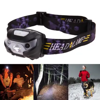

3500LM LED Head Lamp Body Motion Sensor Headlamp Mini Headlight USB Rechargeable Camping Flashlight Headlight Lamp Outdoor Light