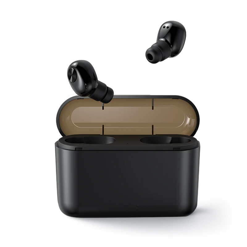 

BL1TWS Bluetooth 5.0 Headphones In-Ear Stereo Game Low Latency Noise Cancelling earphones with Charging Box to Charge the Phone