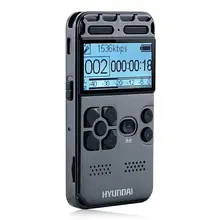 Hyundai E188 Портативный Профессиональный диктофон ультра-долгое время ожидания шумоподавление поддерживает Hifi MP3 walkman