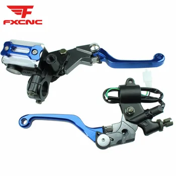 

7/8" 22mm Dirt Pit Bike Motocross Master Cylinder Brake Clutch Lever Hydraulic Brake Lever For Suzuki RMZ250 RMZ 250 2005 2006