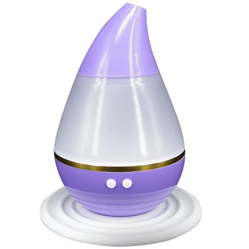 Filterhualv увлажнитель воздуха в форме капли воды автомобильное зарядное устройство Fogger USB Humidificadores Difusores Aromaterapia эфирное масло diffuser - Цвет: Фиолетовый