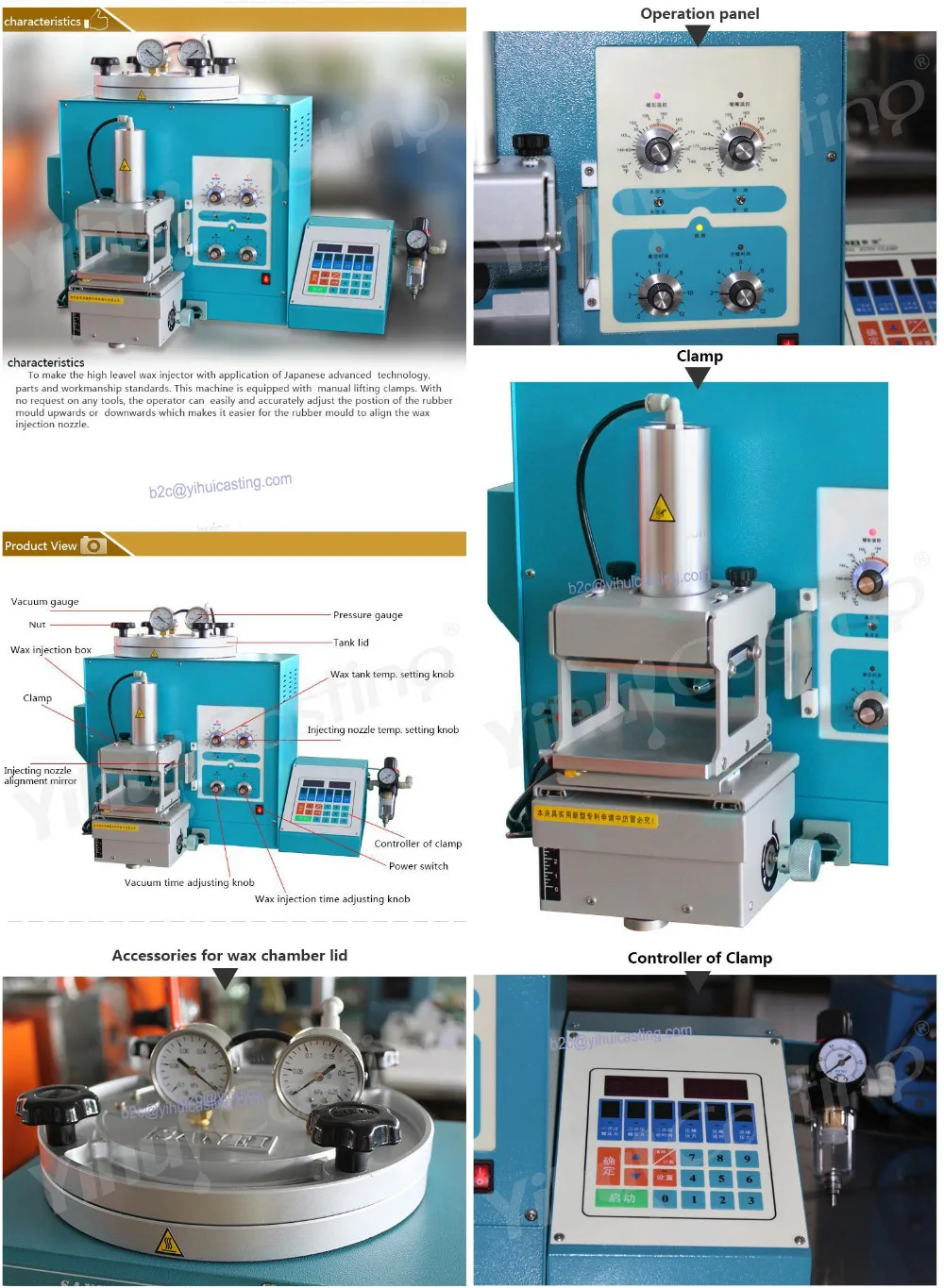 Digital Vacuum Wax InjectorDWI06
