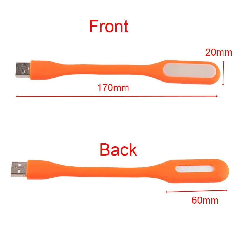 Гибкая светодиодная лампа USB для ноутбука планшета ПК освещения чтения