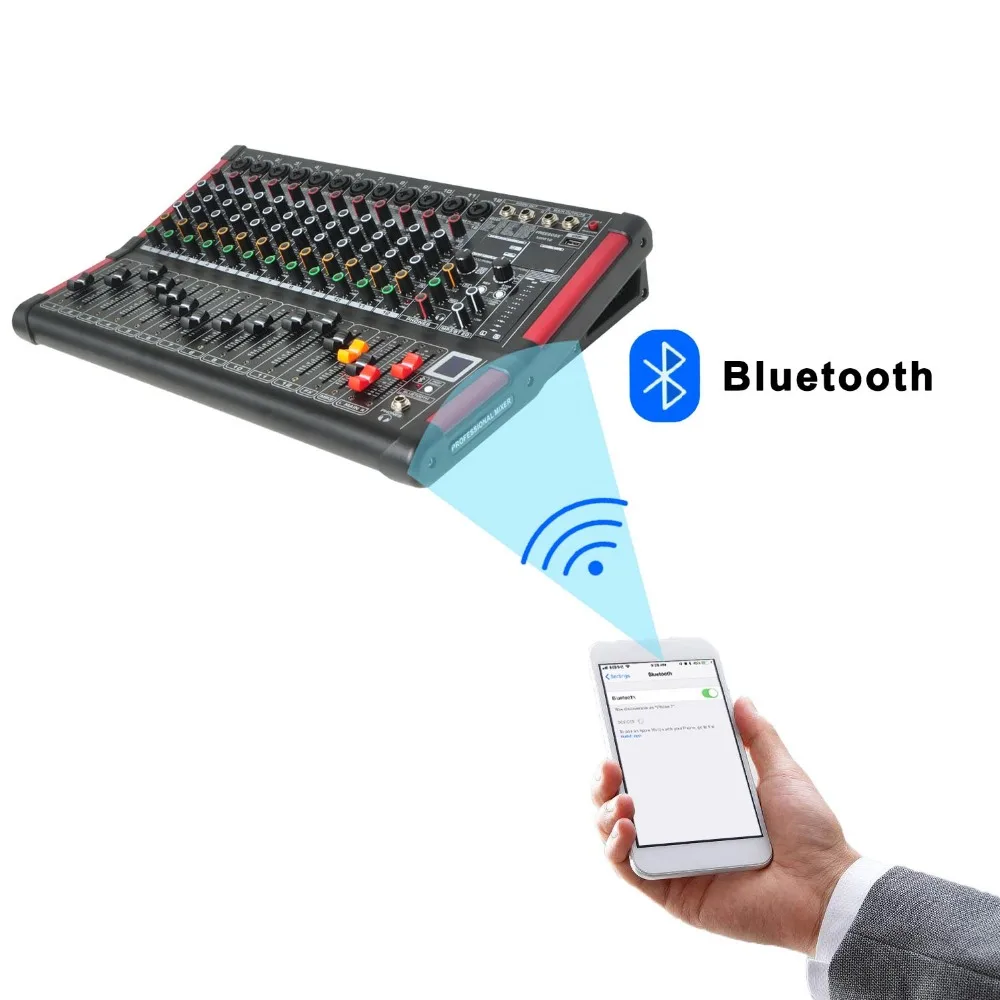 Freeboss MINI12 Bluetooth Запись 12 каналов (моно) 99 DSP эффект USB воспроизведение и функция