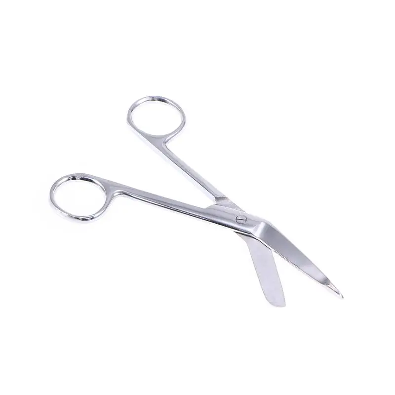 

Stainless Steel Bandage Scissors 14cm Nursing Scissors for Medical Home Use