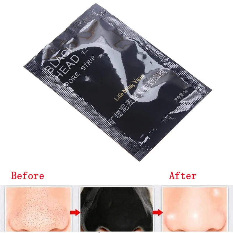 

1 Pcs Efficient Nose Blackhead Remove Face Care Black Mask Professional Deep Cleansing Purifying Peel Off Black Head Mask
