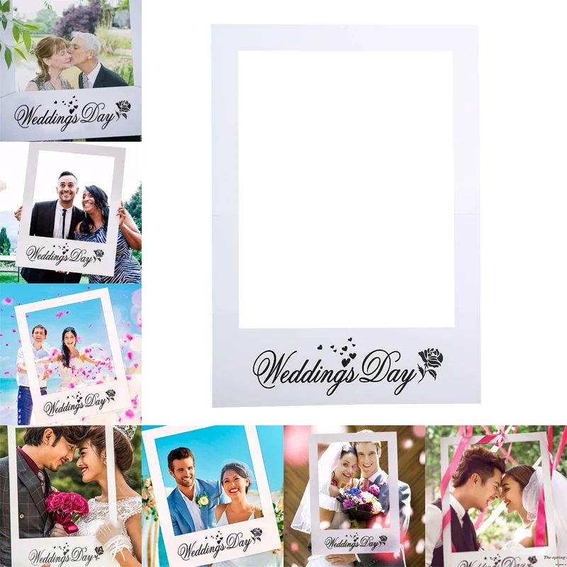 2019 nuevo rectángulo de alta calidad foto Shoot Props Booth Props foto marco boda cumpleaños fiesta Accesorios 2019 nuevo rectángulo de alta calidad foto Shoot Props Booth Props foto marco boda cumpleaños fiesta Accesorios
