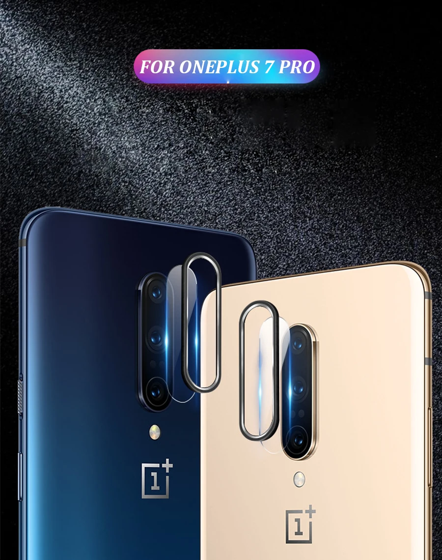 One Plus 7 Pro камера металлическое кольцо Стекло для линзы для OnePlus 7 Pro закаленное стекло Защита экрана полная глобальная пленка объектив чехол OnePlus7