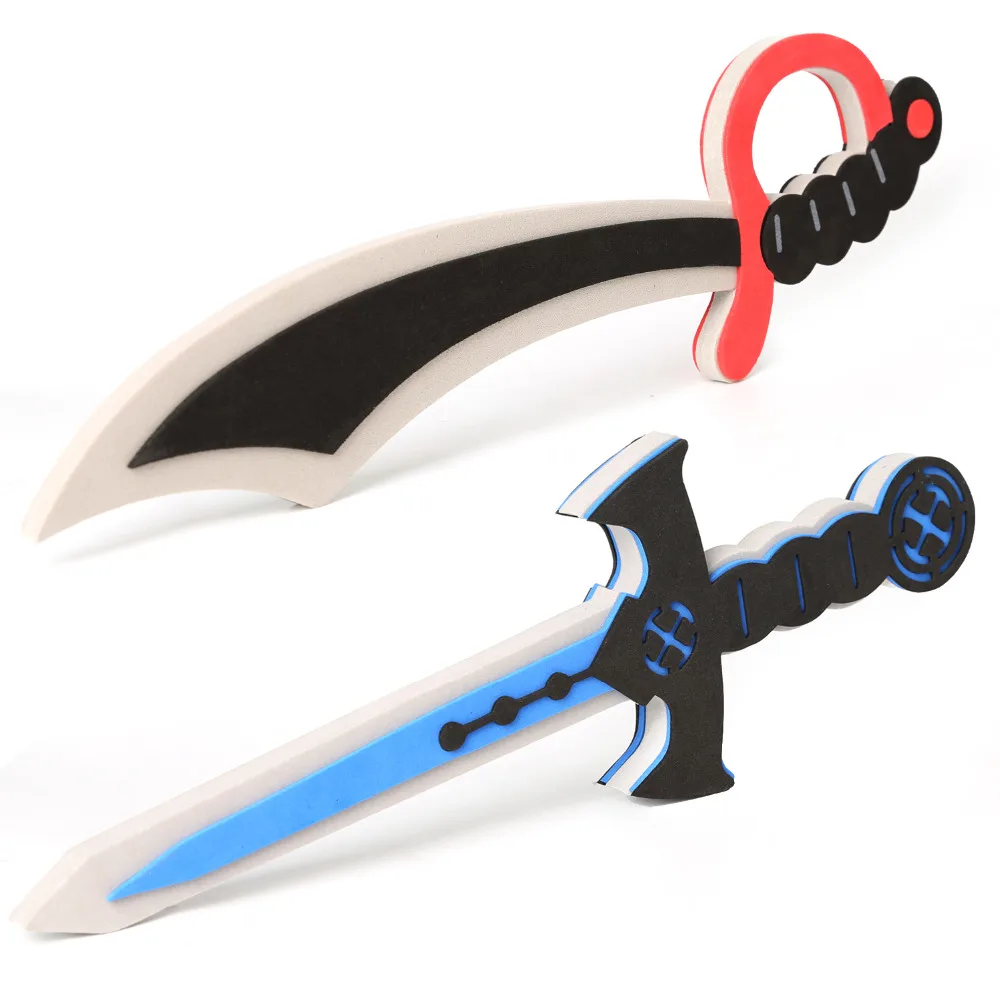 amazing  10PCS Assorted EVA Toy Swords Assorted Foam Toy Sword Shield Ninja Warrior Weapons Sports Outdoor T