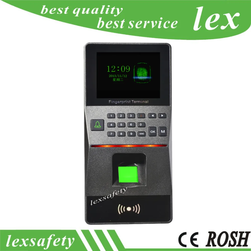 13.56mhz RFID Card Password Time Attendance Access control Fingerprint Access control Terminal Fingerprint With IC Card Reader