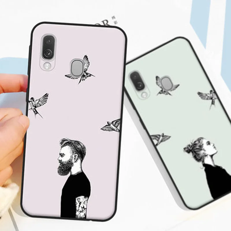 Для samsung galaxy A40 случае SM-A405FN/DS задняя крышка роспись Леон убийца мультфильм мягкий силиконовый чехол для телефона для galaxy A40