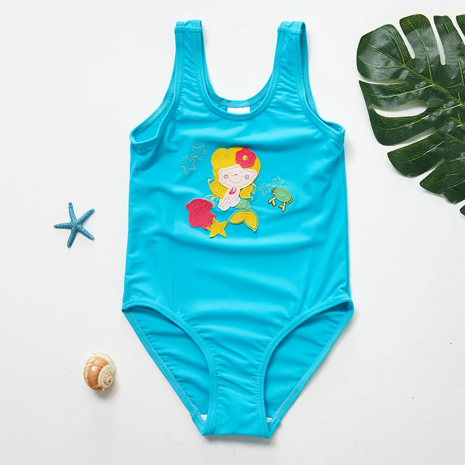Купальный костюм для девочек от 3 до 16 лет, Цельный купальник для девочек-подростков, Радужный детский купальник, детская пляжная одежда, suit-ST185MIX для купания