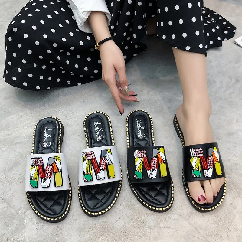 

Women's Cool Slippers with Casual Heels on The Outside In Summer Sandproof Slippers for Women's Fashion and Slippers