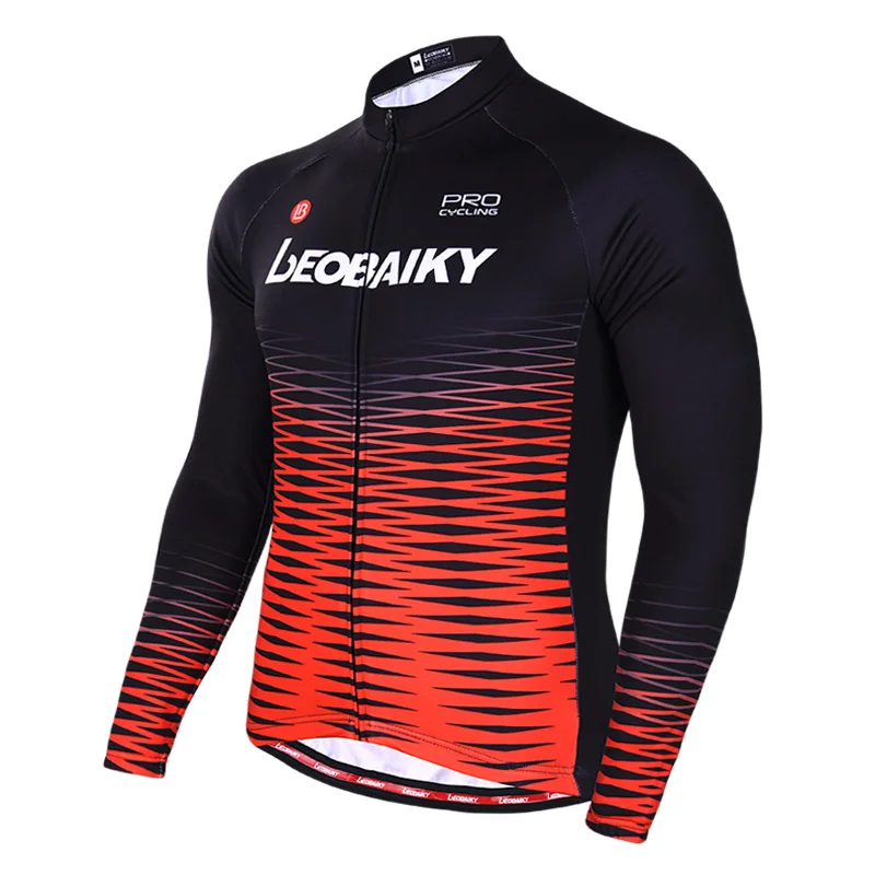 Набор Джерси для велоспорта, мужская летняя профессиональная команда, одежда для горного велосипеда, одежда для горного велосипеда, одежда для велоспорта, быстросохнущая одежда с длинным рукавом, комплекты для велоспорта - Цвет: jersey red