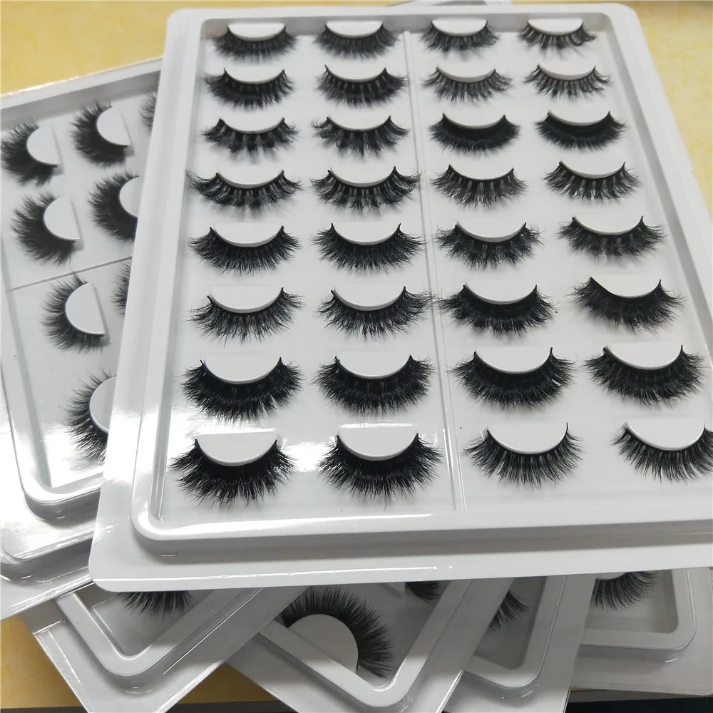 Big Eye's Secret 16styles/set 100% Real Fake Mink Eyelashes 3D Natural False Eyelashes 3d Mink Lashes Soft Eyelash Extension