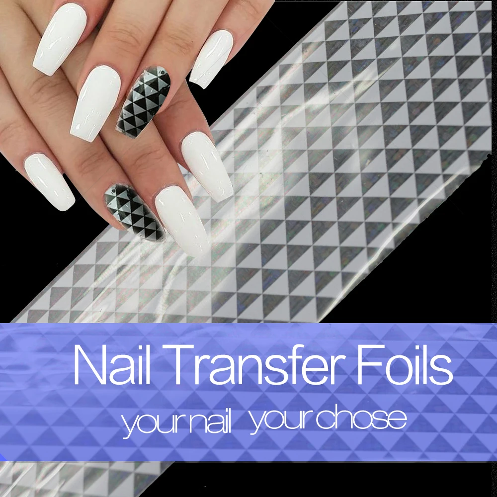 Beauty Transfer Foil Nail Sticker Nail Decals DIY Wraps Manicure Tools