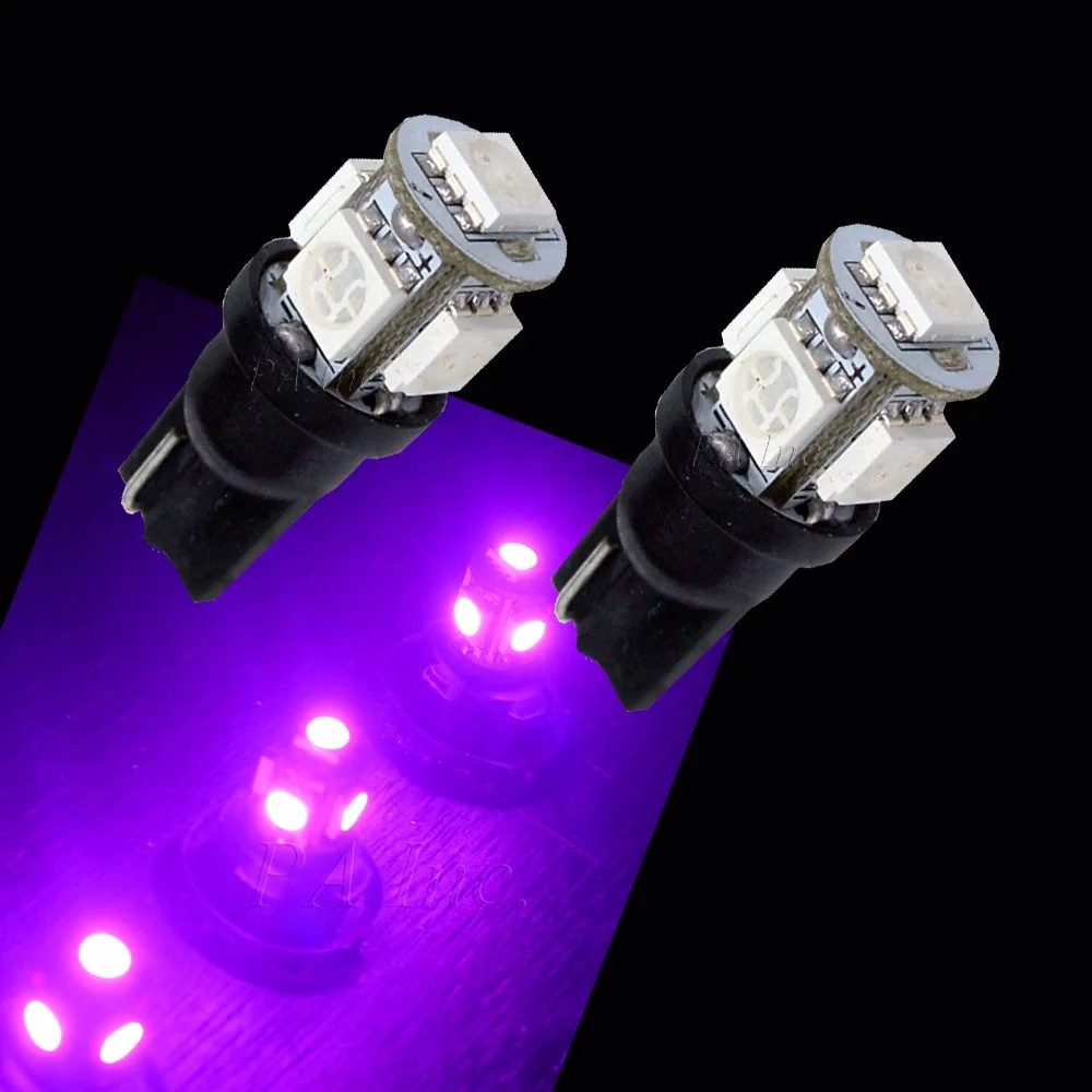 США склад PA светодиодный 10 шт. x 5SMD 5050 T10 автомобильный клиновидный светильник с