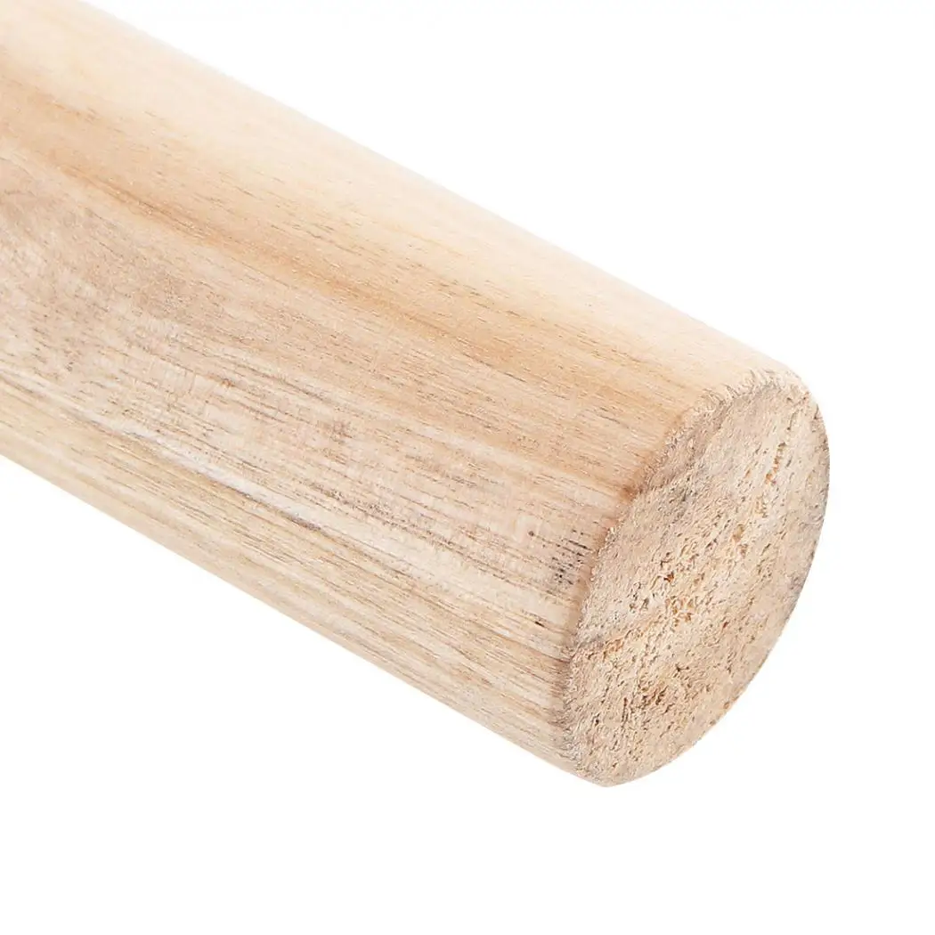 Rubber Hammer Hand Tools 230g Non-elastic Tile Hammer with Round Head and Wooden Handle for DIY Hand Tool 1pcs