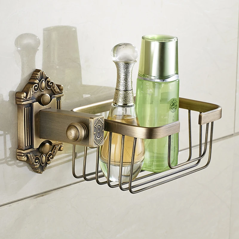 Antique Brass Carving Toilet Paper Holder Bathroom Copper Toilet Roll Holder Basket Wall Mounted Bathroom Accessories Antique Brass Carving Toilet Paper Holder Bathroom Copper Toilet Roll Holder Basket Wall Mounted Bathroom Accessories