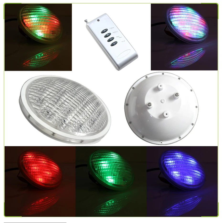 Conduziu a Luz Conduziu a Luz da Piscina ao ar Luzes da Lagoa ce da Piscina Rgb Ip68 18led da Piscina ao ar Livre Iluminação Subaquática Led Rohs Par56 54 w 12 v 14 Par56 conduziu a luz 54 w 12