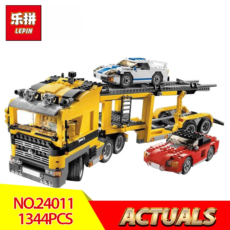 

Lepin 24011 Technic Series Three in One Highway Transport Set Educational Model Building Blocks Brick Toys Gift LegoINGlys 6753