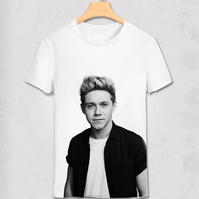 One Direction T shirt Louis Tomlinson Niall Horan Liam Payne Harry Styles Pop Music Stars Fans T-shirt 1D Casual Funny shirt