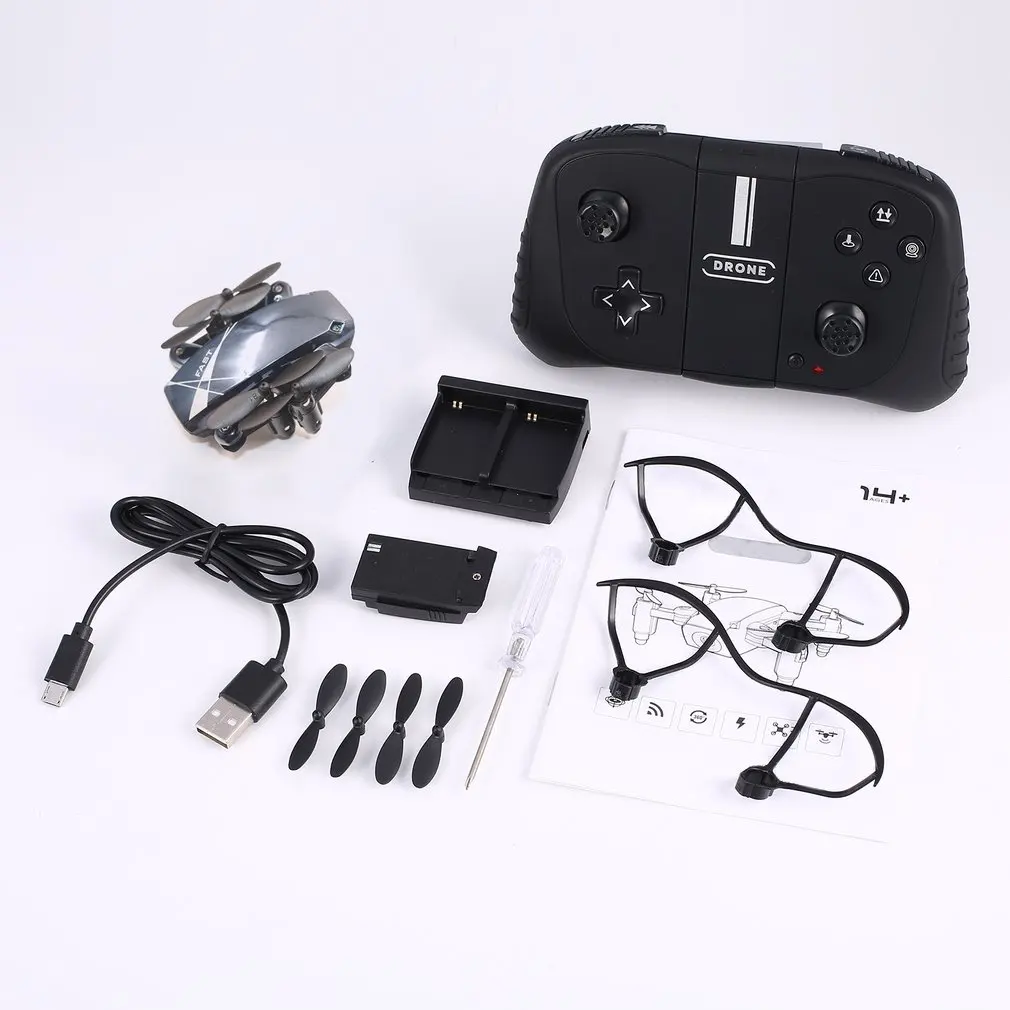 

HOT S9M 2.4G Mini Pocket Foldable FPV RC Quadcopter Drone with 720P HD Wifi Camera Real-time Altitude Hold Headless Mode