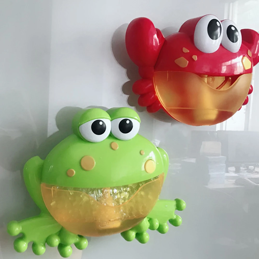 Outdoor Bubble Frog&Crabs Baby Bath Toy Bubble Maker Swimming Bathtub Soap Machine Toys for Children With Music Water Toy Outdoor Bubble Frog&Crabs Baby Bath Toy Bubble Maker Swimming Bathtub Soap Machine Toys for Children With Music Water Toy
