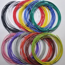 24AWG ПВХ изолированный луженый медный провод экологические электронные провода внутренняя проводка UL1007-5 метров