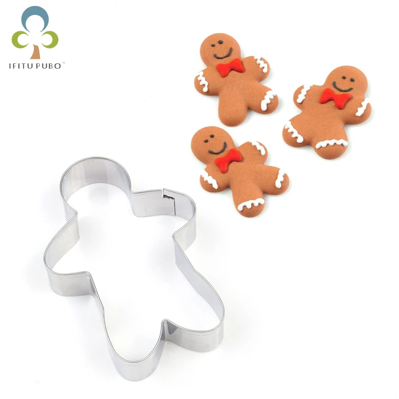 

1Pc Christmas Ginger Bread MAN WOMAN BOY GIRL Baking Tool Press Maker Mold Pastry Cake Cookie Biscuit Cutter GYH