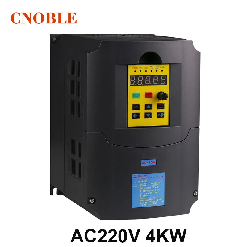 380V Variable Frequency Drives (VFD) 4KW Power Frequency Inverter for 4 KW Motor Driver Speed Control or Frequency Converter