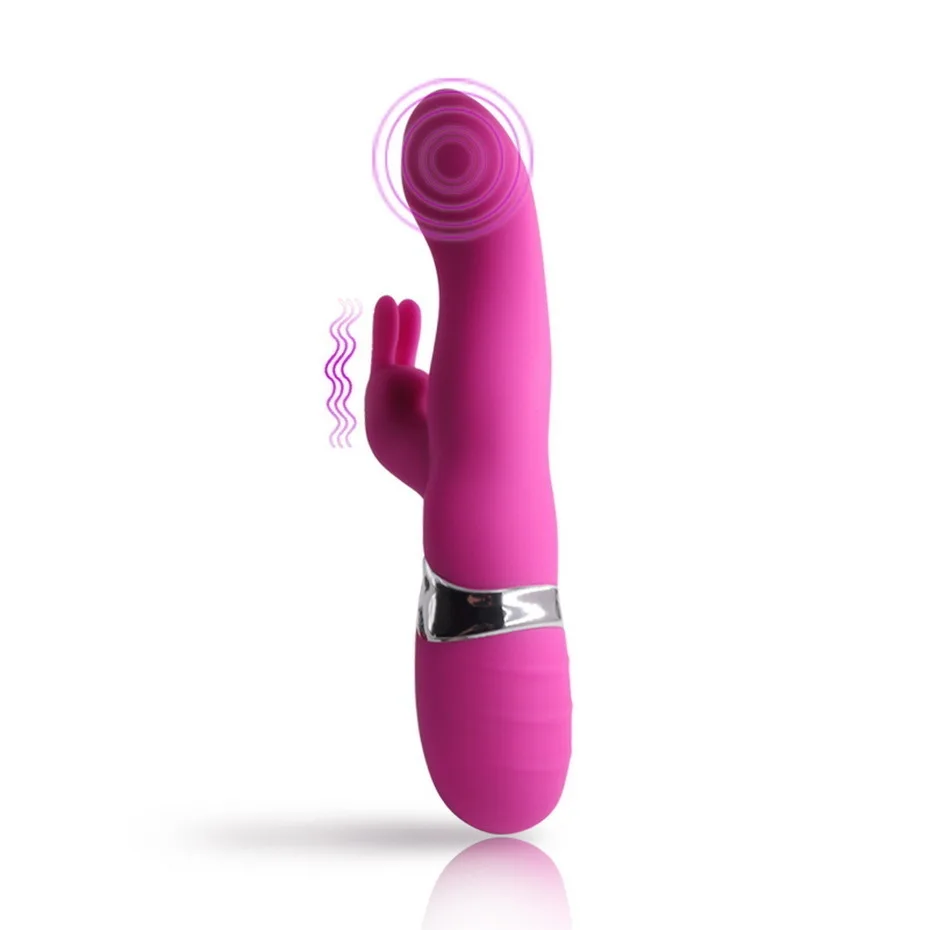 YEAIN G-Punkt-Klitoris-Stimulator, Multispeed-Dildo-Vibratoren für Frauen, 2 Motoren, wiederaufladbarer Kaninchenvibrator_voghion.com