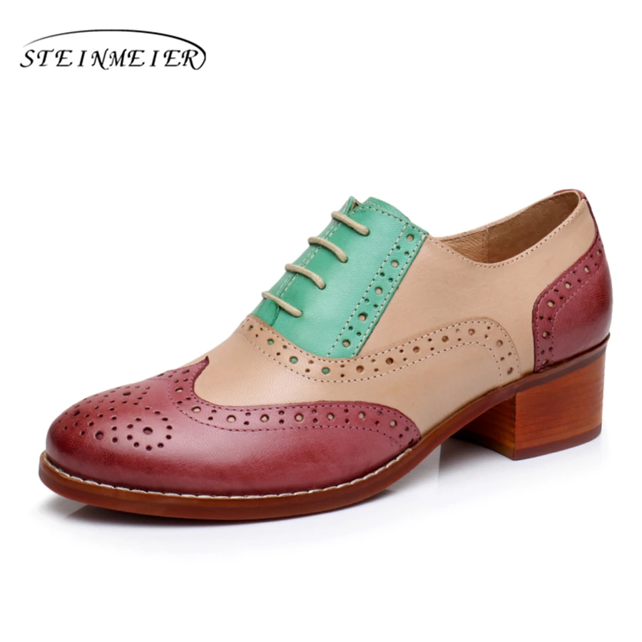 green oxford shoes womens