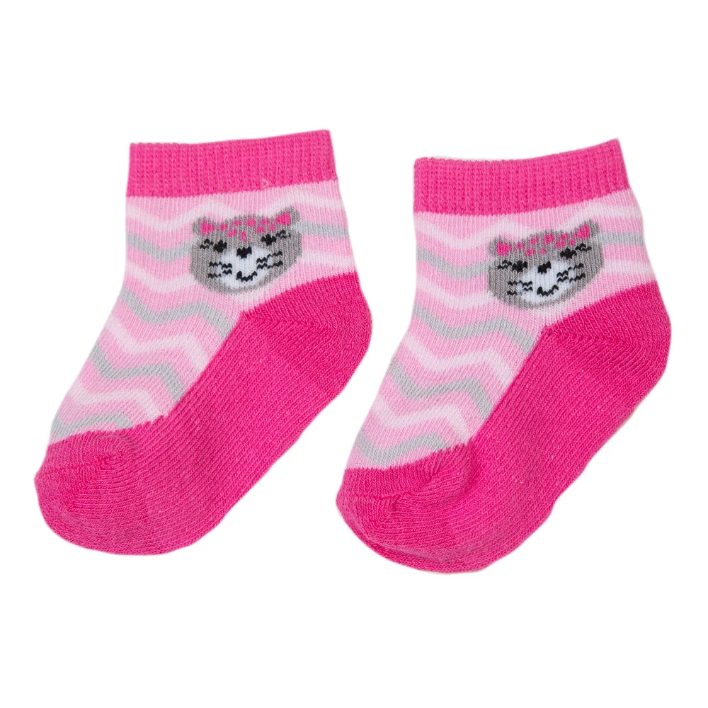 6 пар/лот, Повседневные детские носки, мягкие хлопковые короткие носки для Новорожденные девочки, полосатые носки для 0-6 месяцев, в горошек, с сердечками, Осень-зима