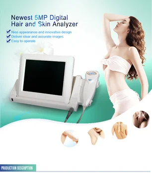 

2 in 1 skin analyzer skin tester hair analyzer scanner analyze skin condition and hair healthy for spa and hair salon use