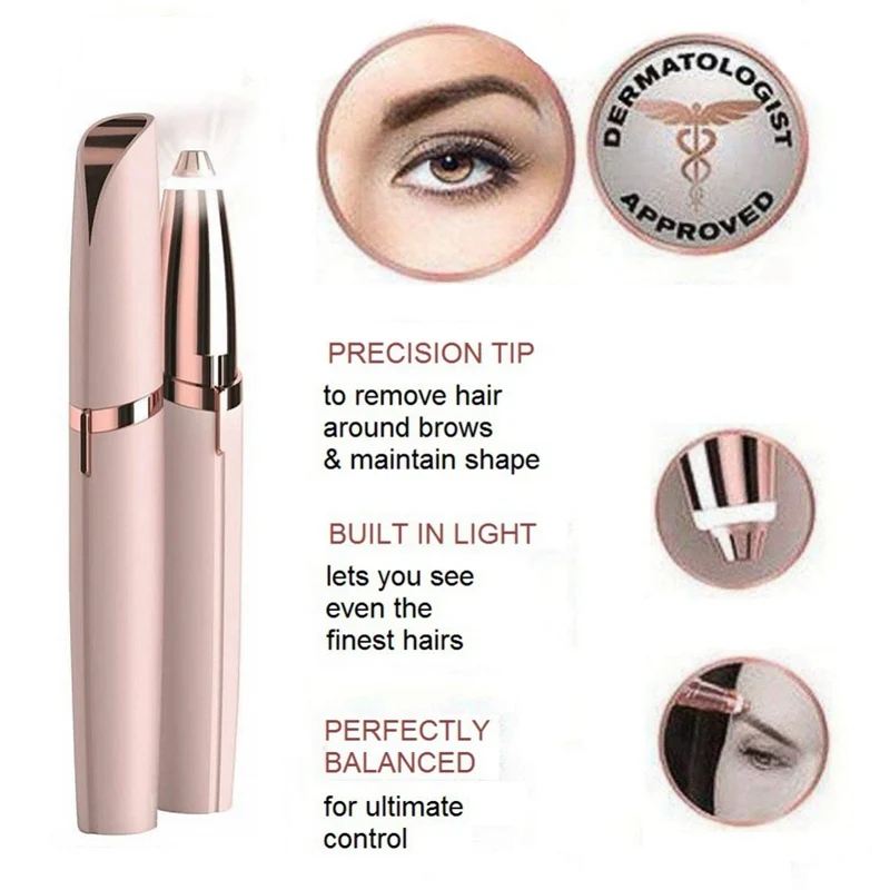 

Mini Electric Eyebrow Remover Shaver Painless Personal Face Care Instant Hair Remover Tool