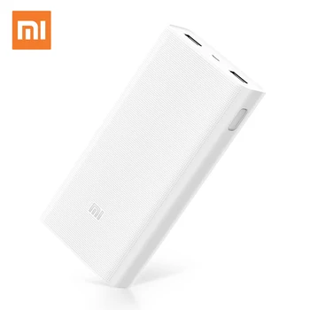 

Original Xiaomi Mi 20000mAh Power Bank 2C Fast Charging QC3.0 Portable Charger Extera Battery Power Bank 20000 for Mobile Phones