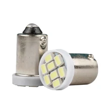 Alta Qualidade T4W BA9S 8 SMD 1206 CONDUZIU A Luz Interior 3020 8smd Auto Cunha Leitura Dome Lâmpadas Marcador de Luz Do Carro 8led DC 12 v